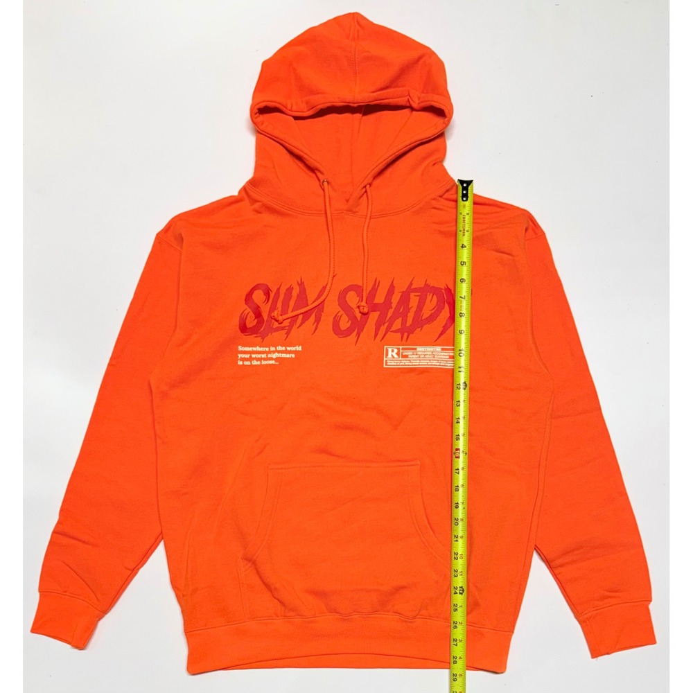 NWOT Eminem Slim Shady Graphic Hoodie Mens Large R-Rated Movie Logo Sweatshirt